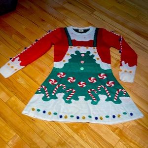 Ugly Christmas Sweater Dress Womens large